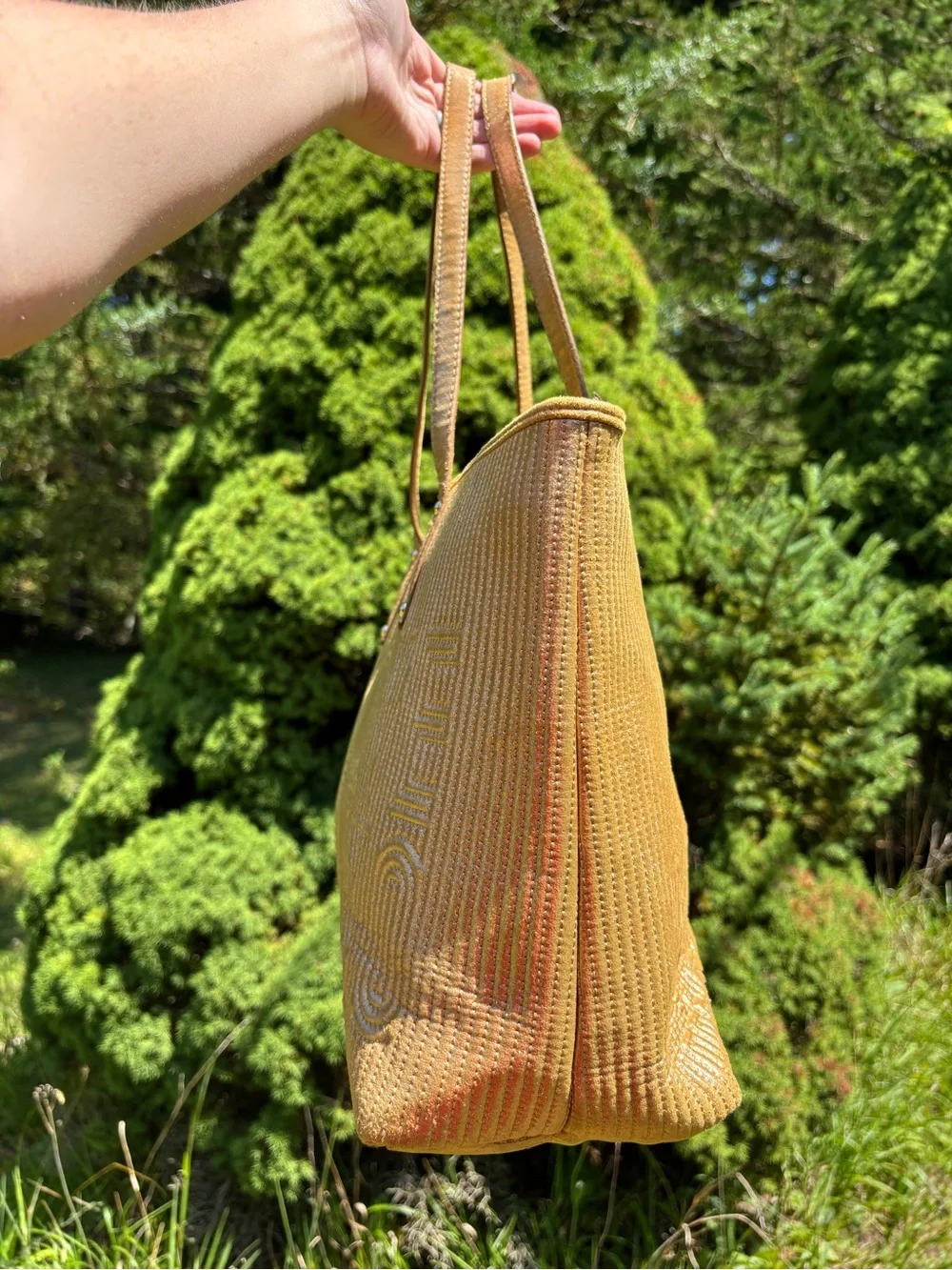 Love Moschino Gold Tote Bag